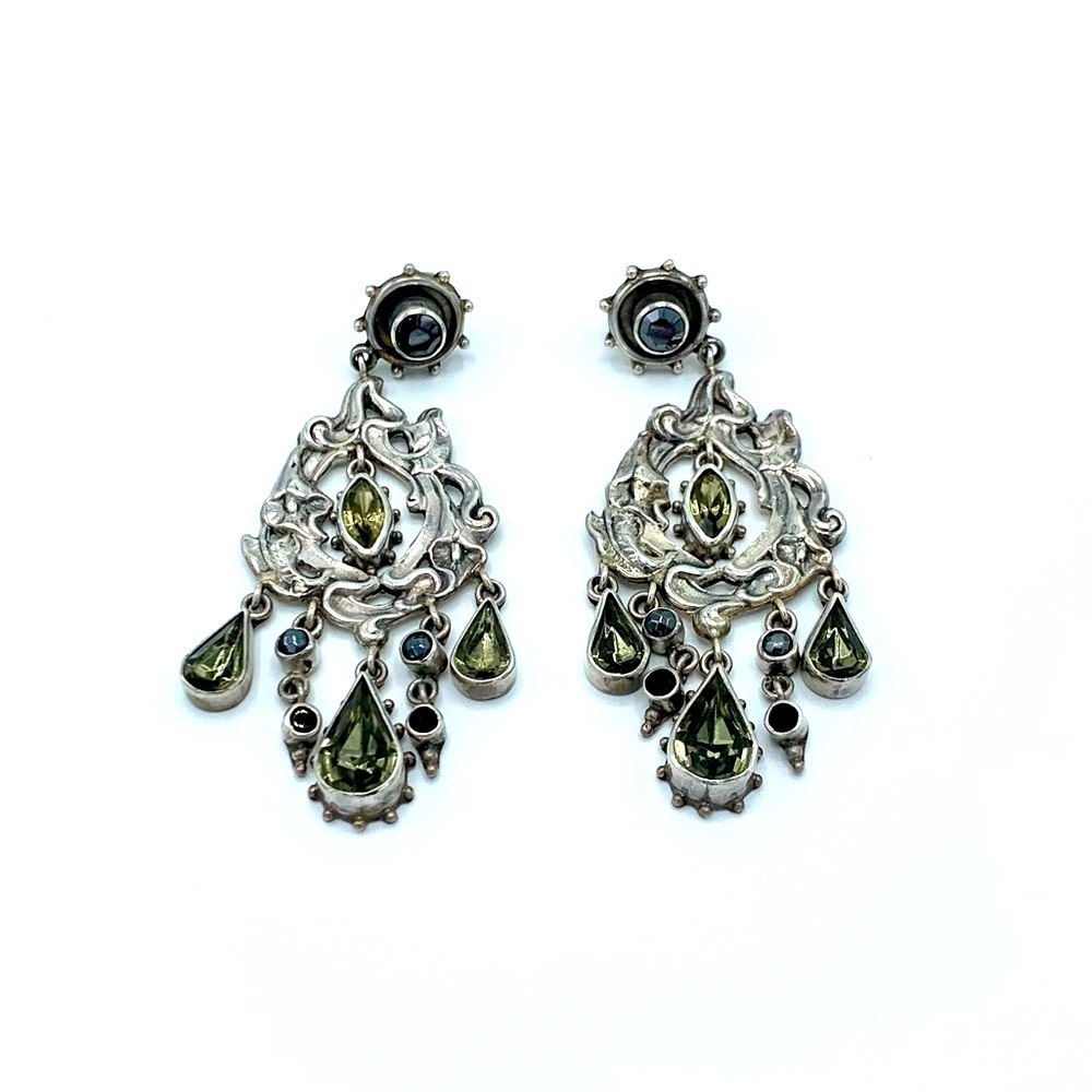 Sterling Silver Chandelier Earrings